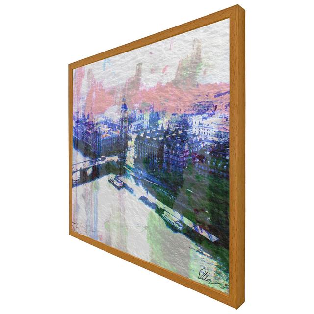 What a View - Single Picture Frame Art Prints ClassicLiving Size: 51cm H x 51cm W x 4cm D, Frame Option: Oak on Productcaster.