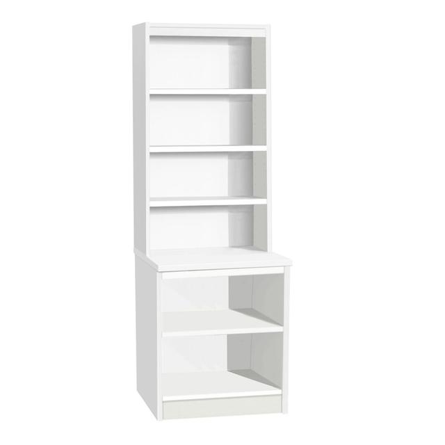 Brenda-Lee Bookcase Ebern Designs Colour: White on Productcaster.