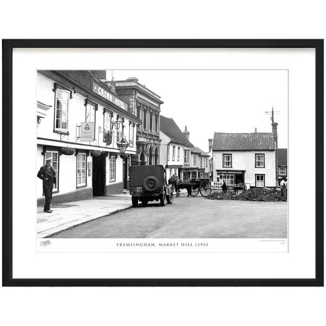 Framlingham, Market Hill C1955 by Francis Frith - Single Picture Frame Print The Francis Frith Collection Size: 45cm H x 60cm W x 2.3cm D on Productcaster.