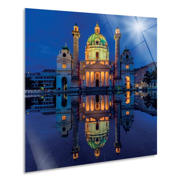 Ebern Designs-St. Charles Church-Horizontal Ebern Designs Format: Plastic/Acrylic, Size: 70cm H x 70cm W on Productcaster.