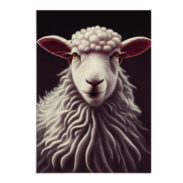 XV1022-4258X Stunning Sheep - Print Brambly Cottage Matte Colour: No Matte, Size: 59.4cm H x 42cm W, Format: Paper on Productcaster.