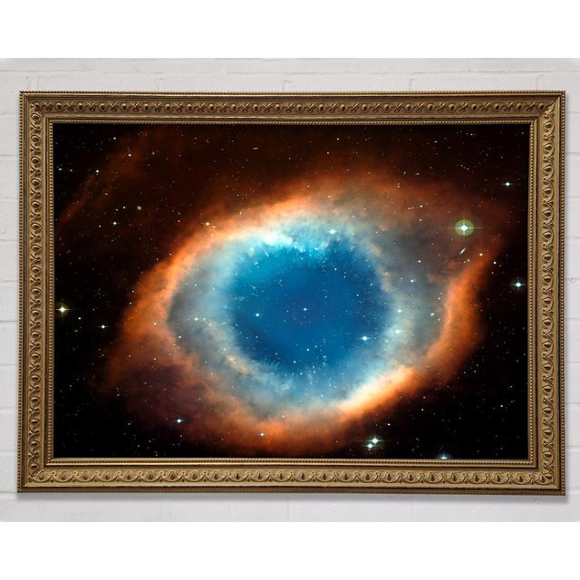 Helix Nebula Eye Of God - Single Picture Frame Art Prints Ebern Designs Size: 59.7cm H x 84.1cm W on Productcaster.