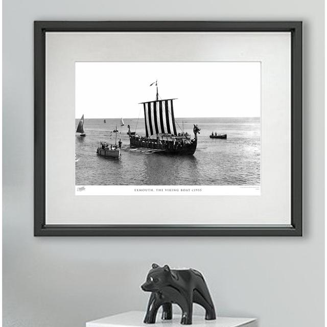 Exmouth, The Viking Boat C1955 - Single Picture Frame Print The Francis Frith Collection Size: 28cm H x 36cm W x 2.3cm D on Productcaster.