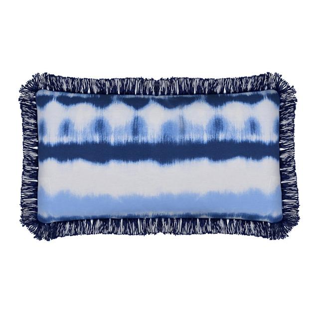 Tyrek Lumbar Cushion with Filling Metro Lane Colour: Blue on Productcaster.