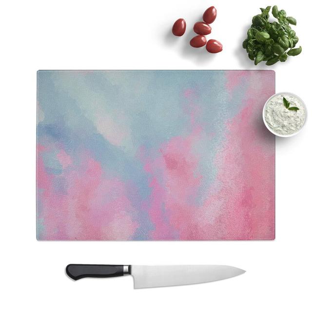 Glass Marbled Devotion in Abstract Chopping Board East Urban Home Size: 28.5 cm W x 20 cm L on Productcaster.