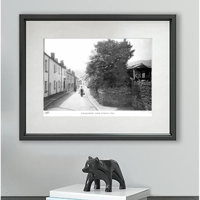 'Chagford, New Street 1931' - Picture Frame Photograph Print on Paper The Francis Frith Collection Size: 60cm H x 80cm W x 2.3cm D on Productcaster.