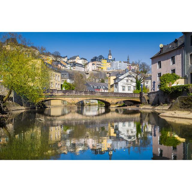 Luxembourg City by Bluejayphoto - Wrapped Canvas Photograph 17 Stories Size: 81cm H x 122cm W on Productcaster.