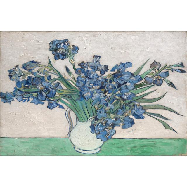 Irises by Vincent Van Gogh - Wrapped Canvas Painting August Grove Size: 30cm H x 46cm W x 3.8cm D on Productcaster.