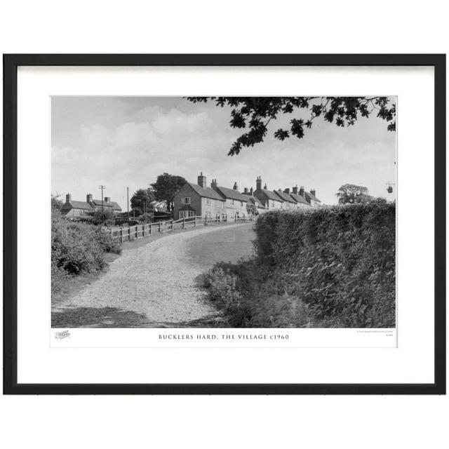 'Bucklers Hard, the Village C1960' by Francis Frith - Picture Frame Photograph Print on Paper The Francis Frith Collection Size: 28cm H x 36cm W x 2.3 on Productcaster.