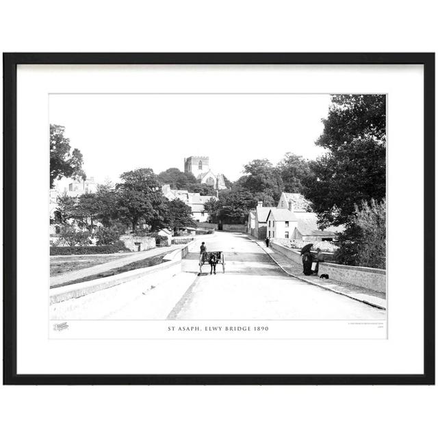 St Asaph, Elwy Bridge 1890 by Francis Frith - Single Picture Frame Print The Francis Frith Collection Size: 45cm H x 60cm W x 2.3cm D on Productcaster.