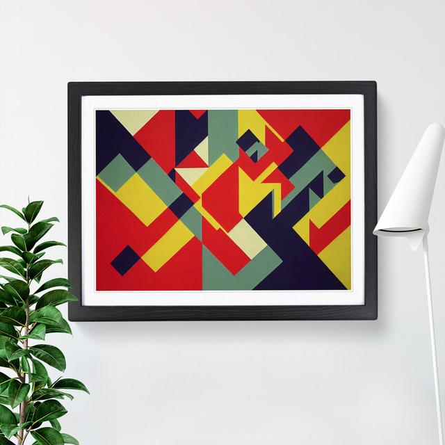 Illuminating Abstract - Picture Frame Graphic Art Metro Lane Frame Colour: Black, Size: 25cm H x 34cm W x 2cm D on Productcaster.