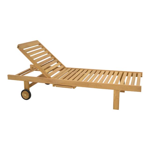 Lounger Teak Ophelia & Co. on Productcaster.