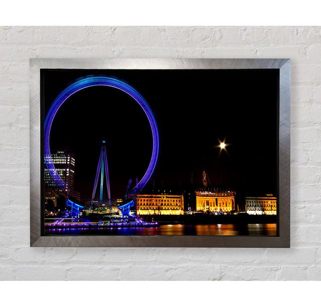 London Eye Blues In London - Print Bright Star Size: 42cm H x 59.7cm W x 3.4cm D on Productcaster.