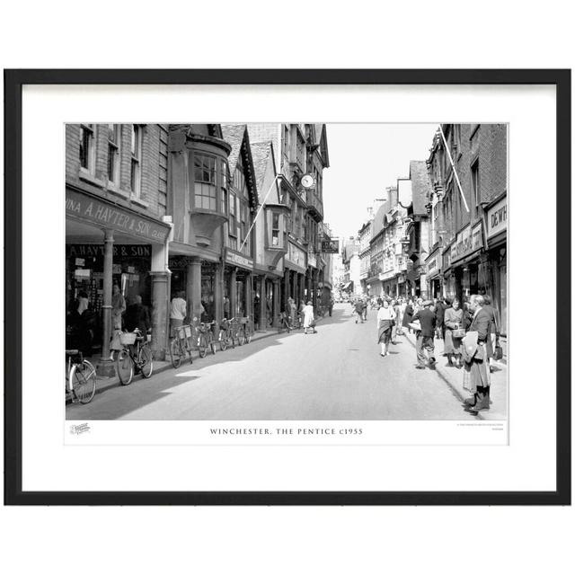 'Winchester, the Pentice C1955' by Francis Frith - Picture Frame Photograph Print on Paper The Francis Frith Collection Size: 28cm H x 36cm W x 2.3cm on Productcaster.