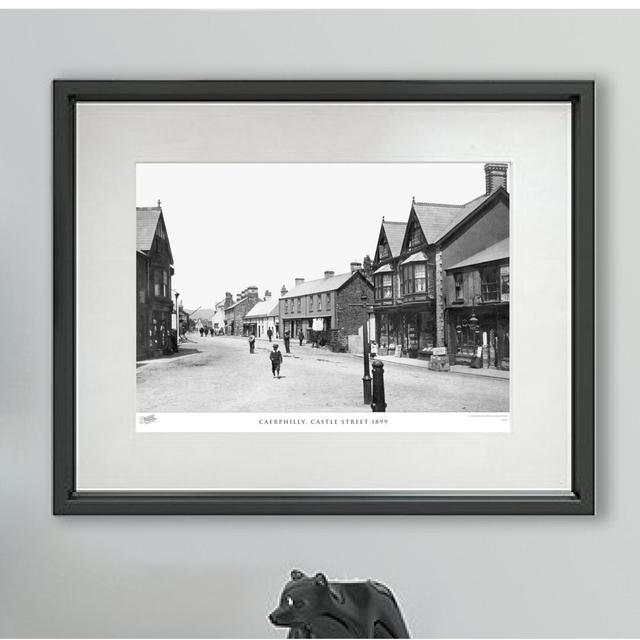 Caerphilly, Castle Street 1899 by Francis Frith - Single Picture Frame Print The Francis Frith Collection Size: 28cm H x 36cm W x 2.3cm D on Productcaster.