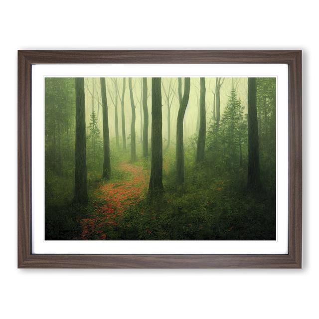 Forest Vol.5 - Single Picture Frame Painting Alpen Home Frame Colour: Walnut, Size: 34cm H x 46cm W x 2cm D on Productcaster.