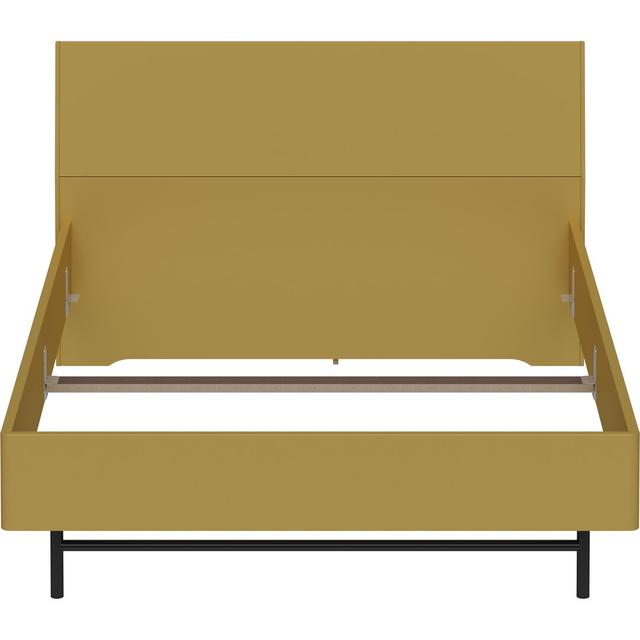 Aadesh Bed Frame Ebern Designs Colour: Yellow on Productcaster.