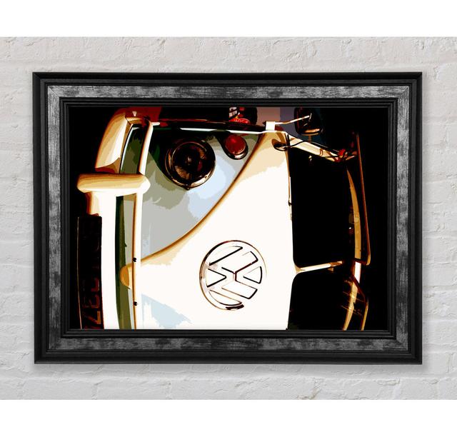 VW Camper Retro - Single Picture Frame Art Prints Bright Star Size: 21cm H x 42cm W x 8cm D on Productcaster.