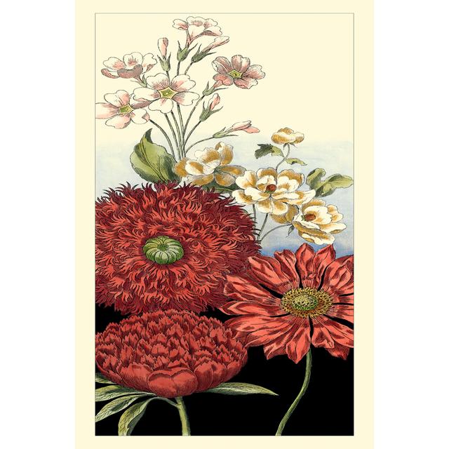 Onyx Bouquet II by Vision Studio - Wrapped Canvas Print Rosalind Wheeler Size: 30cm H x 20cm W x 3.8cm D on Productcaster.