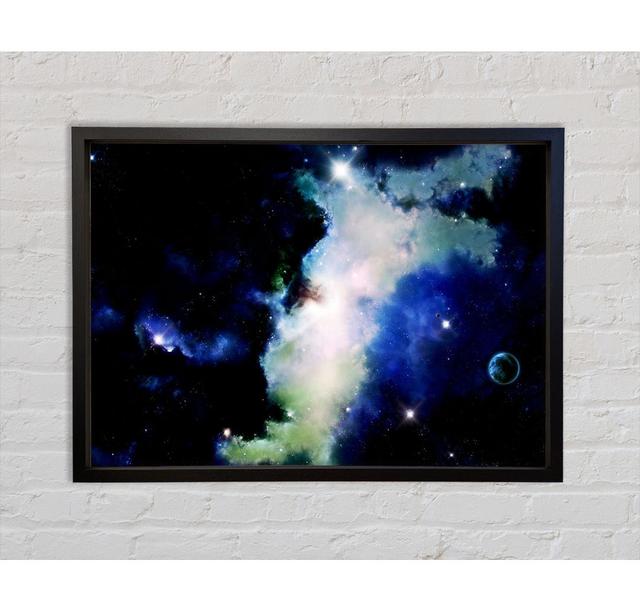 Planet Constellation Framed Print Bright Star Size: 59.7cm H x 84.1cm W x 3.3cm D on Productcaster.