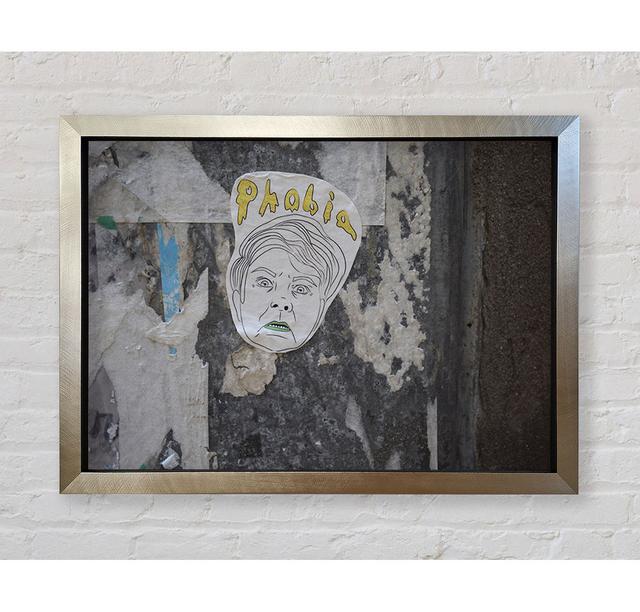 Phobia Of Street Art Framed Print Rosalind Wheeler Size: 84.1cm H x 118.9cm W on Productcaster.