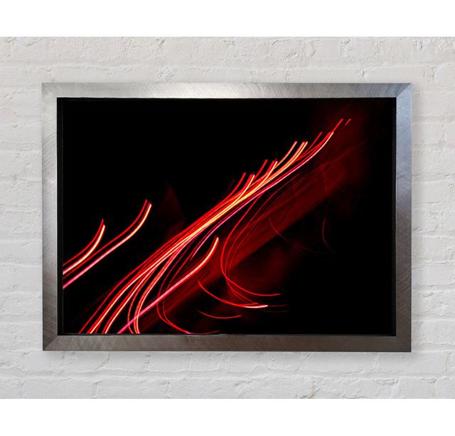 Red Flow - Single Picture Frame Art Prints Bright Star Size: 59.7cm H x 84.1cm W x 3.4cm D on Productcaster.