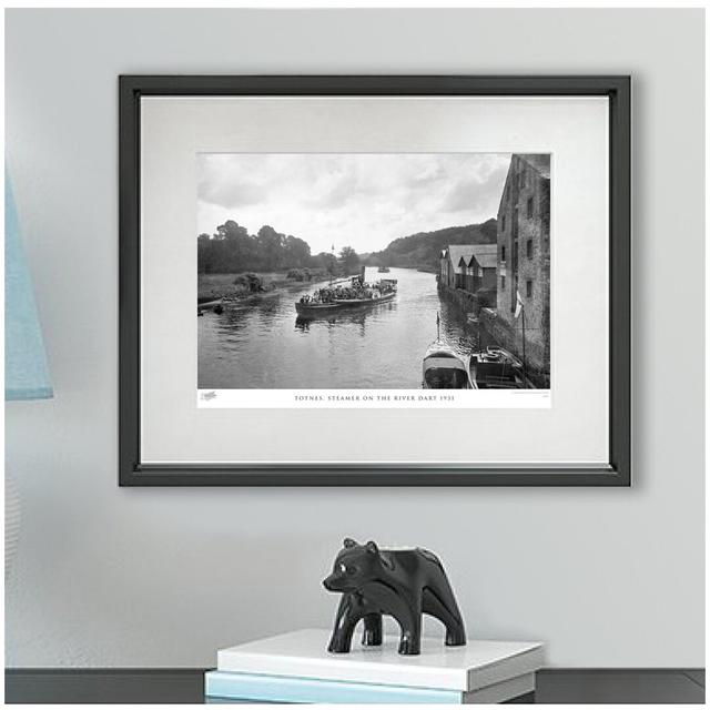 Totnes, Steamer On The River Dart 1931 by Francis Frith - Single Picture Frame Print The Francis Frith Collection Size: 60cm H x 80cm W x 2.3cm D on Productcaster.