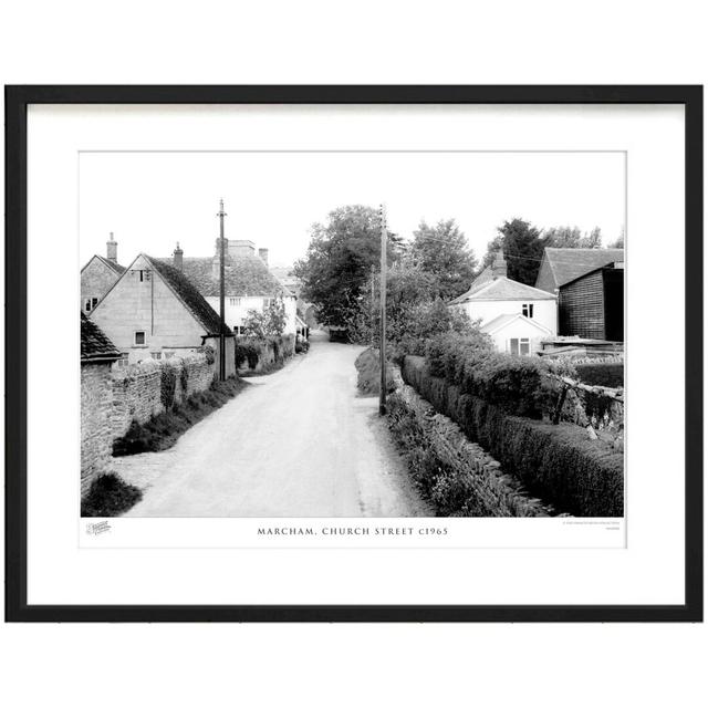 Marcham, Church Street C1965 by Francis Frith - Single Picture Frame Print The Francis Frith Collection Size: 40cm H x 50cm W x 2.3cm D on Productcaster.