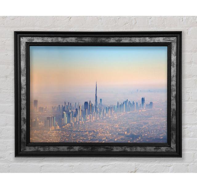 Sand Storm City - Single Picture Frame Art Prints Union Rustic Size: 21cm H x 42cm W x 8cm D on Productcaster.