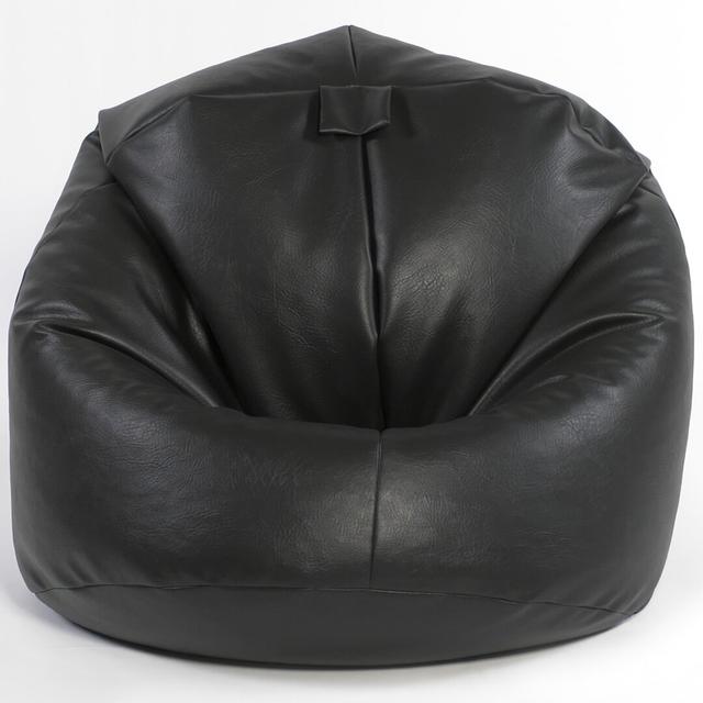 Bean Bag Chair Ebern Designs Colour: Black on Productcaster.