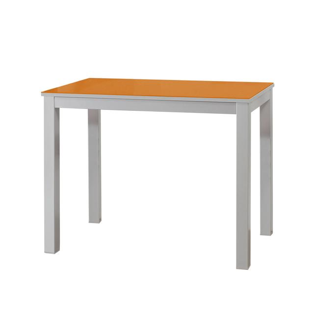 Faymon Rectangular 90Cm L x 80Cm W Dining Table Rosalind Wheeler Table Top Colour: Orange on Productcaster.