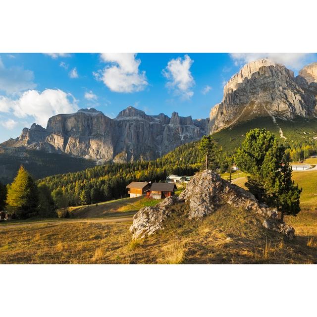 Aliquippa Sella Group At Passo Pordoi - Wrapped Canvas Photograph Alpen Home Size: 20cm H x 30cm W x 3.8cm D on Productcaster.