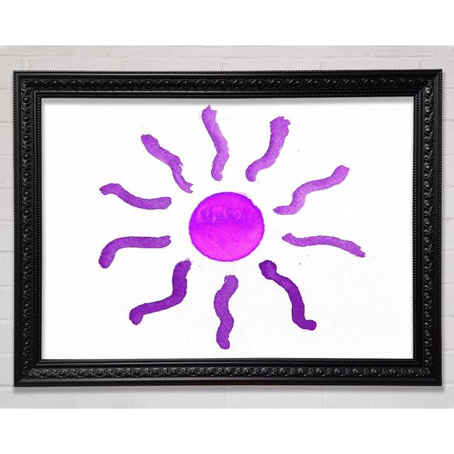 Sun Rays - Single Picture Frame Art Prints Rosalind Wheeler Size: 100cm H x 141.4cm W on Productcaster.