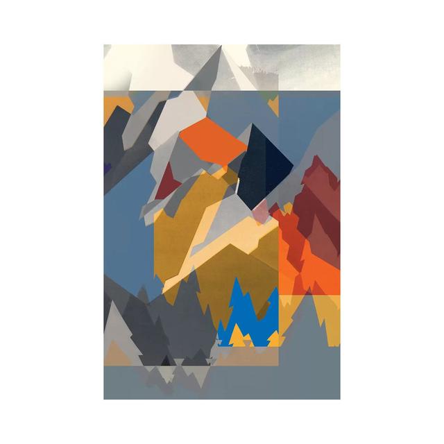 Mountain Extraction II by Jennifer Goldberger - Wrapped Canvas Print Metro Lane Size: 30.48cm H x 20.32cm W x 1.905cm D on Productcaster.