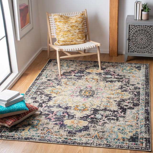 Mascarenas Hooked Cream Rug Bloomsbury Market Rug Size: Rectangle 160 x 230cm on Productcaster.