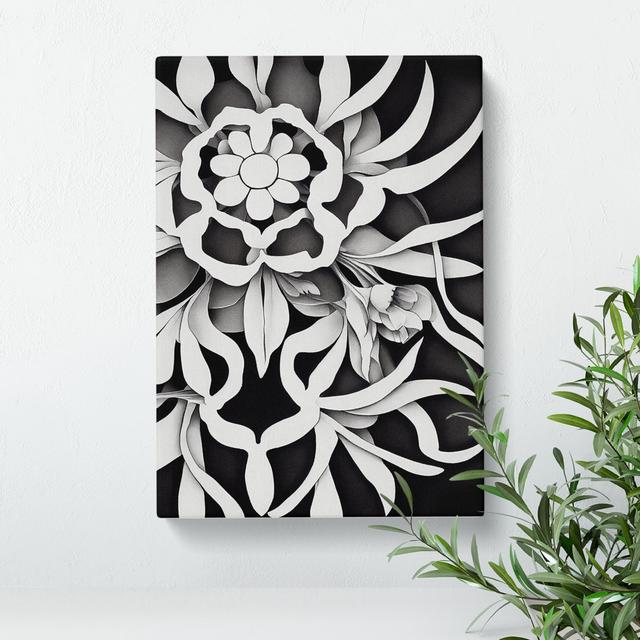 The Adventurous Flower World Menagerie Matte Colour: No Matte, Format: Wrapped Canvas, Size: 60cm H x 40cm W on Productcaster.