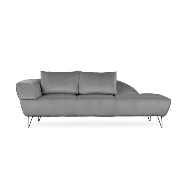 Schlafsofa Mork Canora Grey Farbe der Polsterung: Stahl on Productcaster.