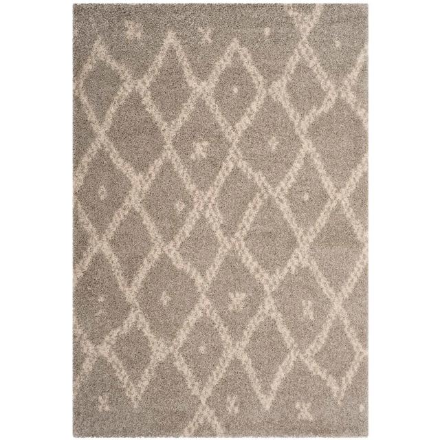 Rawtenstall Shaggy Grey/Ivory Rug Bloomsbury Market Rug Size: Rectangle 160 x 230cm on Productcaster.