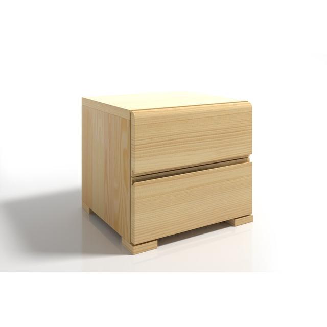 Vick 2 Drawer Bedside Table Natur Pur on Productcaster.