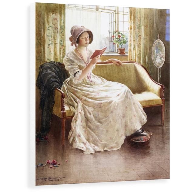 'A Quiet Read' Painting Lily Manor Size: 60 cm H x 46.4 cm W x 3.8 cm D, Format: Wrapped Canvas on Productcaster.