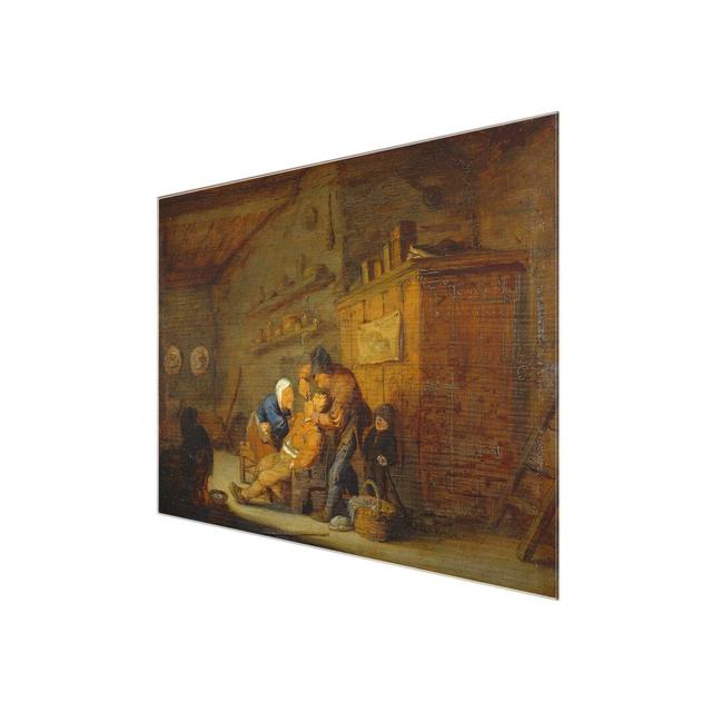 The Dentist by Adriaen van Ostade - Unframed Painting Print on Glass East Urban Home Size: 75 cm H x 100 cm W x 0.4 cm D on Productcaster.