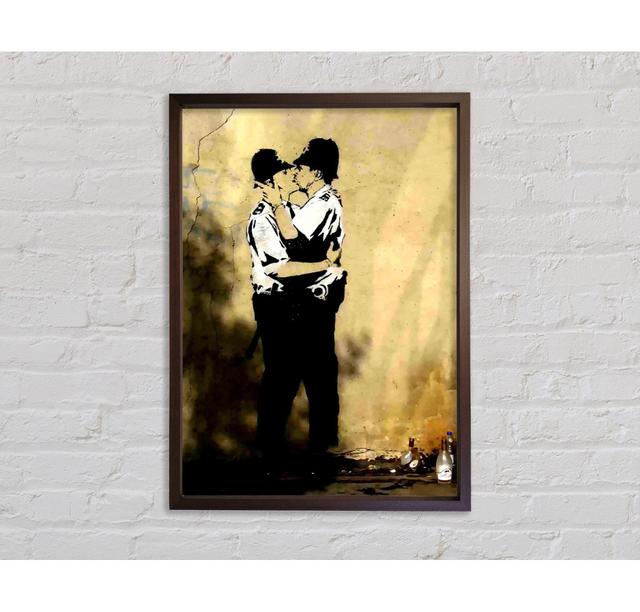 Kissing Coppers Portrait - Print Bright Star Size: 118.9cm H x 84.1cm W x 3.3cm D on Productcaster.