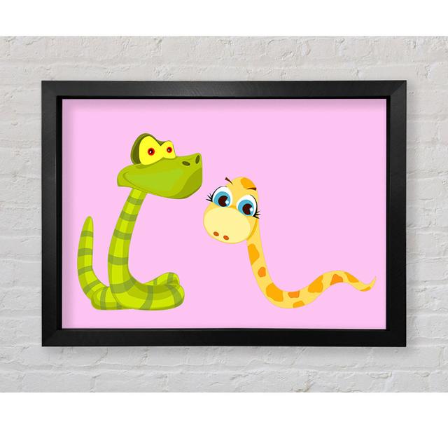 Single Picture Frame Art Prints Isabelle & Max Colour: Pink, Size: 42.1cm H x 59.7cm W on Productcaster.