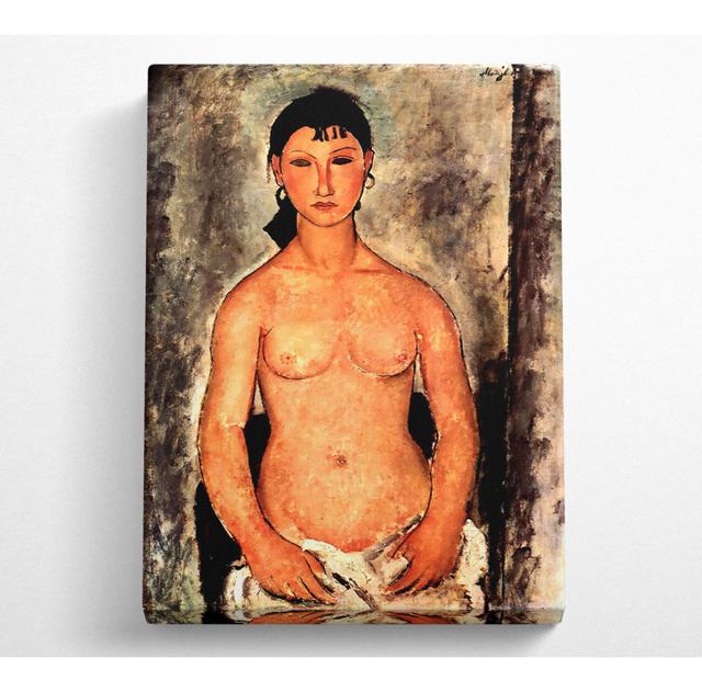 Modigliani Standing Elvira - Wrapped Canvas Art Prints ClassicLiving Size: 35.6cm H x 50.8cm W on Productcaster.