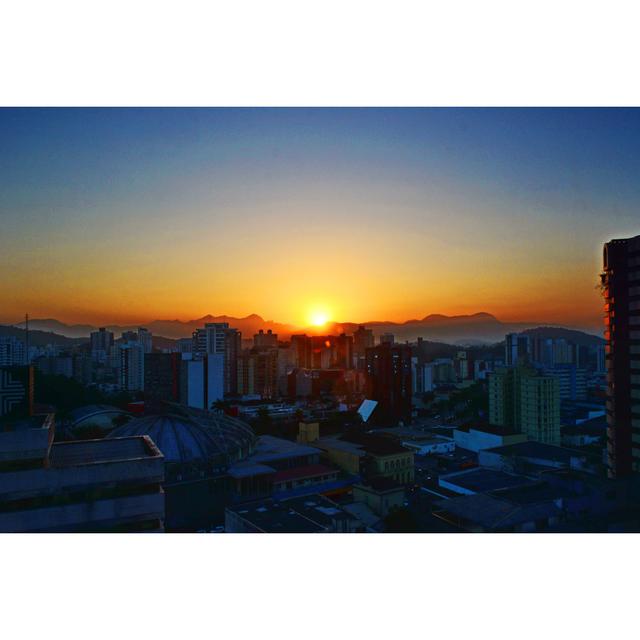 Sunset in Joinville by Hardt_E - Wrapped Canvas Photograph 17 Stories Size: 51cm H x 76cm W on Productcaster.