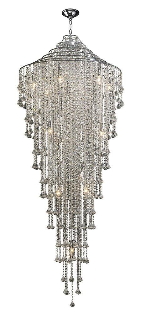 Inina 15-Light Crystal Chandlelier Diyas on Productcaster.