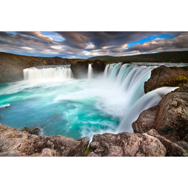 Godafoss by Narloch-liberra - Wrapped Canvas Print Union Rustic Size: 20cm H x 30cm W x 3.8cm D on Productcaster.