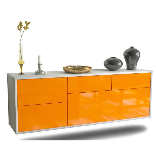 Arwel Fresno Sideboard Latitude Run Colour: High Gloss Orange on Productcaster.