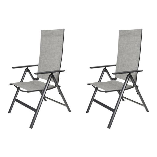 Klappbares Gartenstuhl-Set Massie (Set of 2) Garten Living on Productcaster.