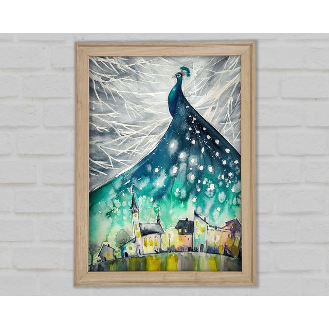 Peacock City - Print Bright Star Size: 42cm H x 29.7cm W x 1.5cm D on Productcaster.